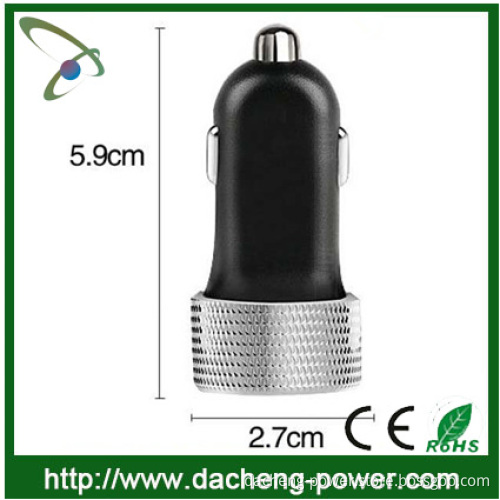 5V 3.1A car battery usb charger for Iphone/Ipad/Samsung with 2USB Output Ports